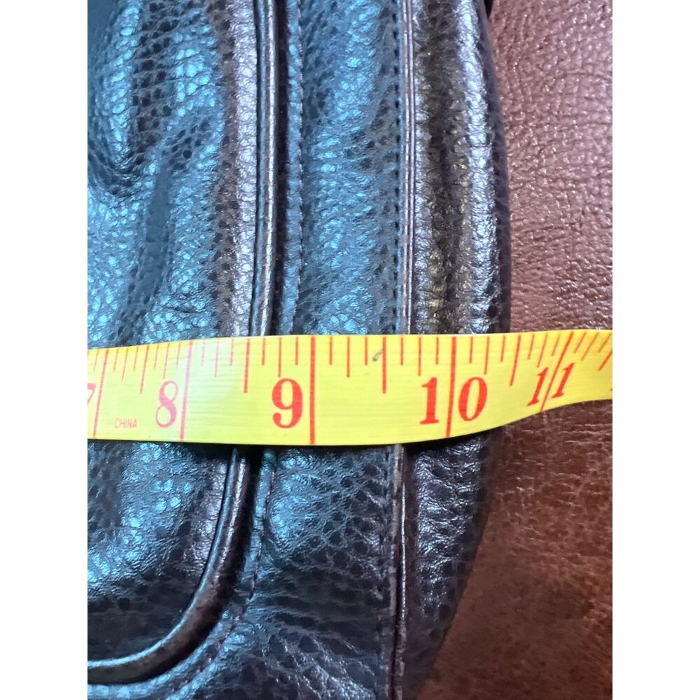 Dooney & Bourke Brown Leather Shoulder Bag - Picture 7 of 9